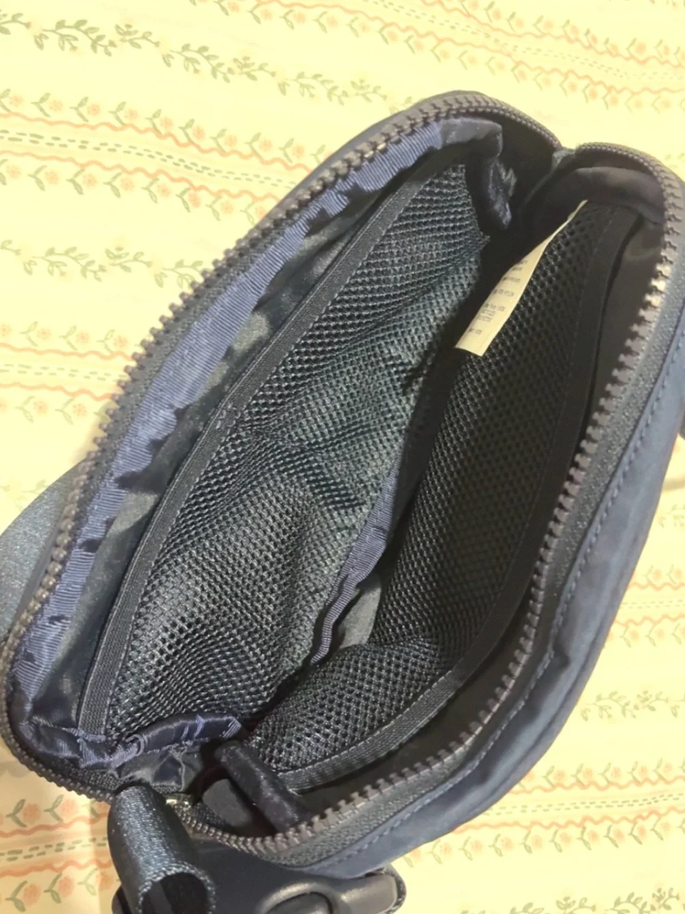 lululemon Navy Blue Belt Bag with Adjustable Strap
